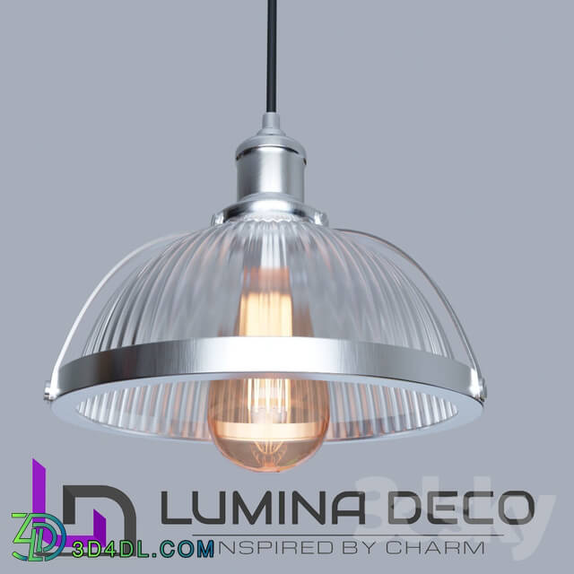 Ceiling light - _OM_ Pendant lamp Lumina Deco Brico chrome LDP 173-260 _CHR_