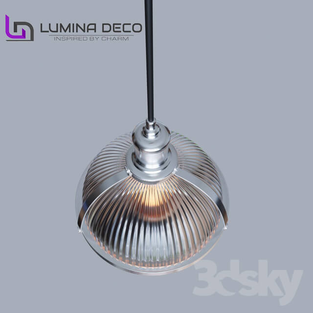 Ceiling light - _OM_ Pendant lamp Lumina Deco Brico chrome LDP 173-260 _CHR_