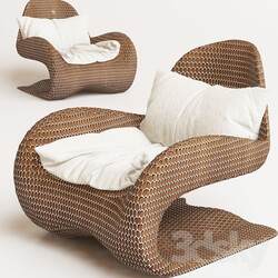 Arm chair - Creative Armchair with cozy pillow 