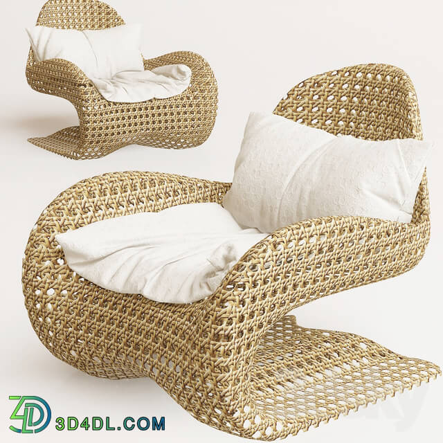 Arm chair - Creative Armchair with cozy pillow