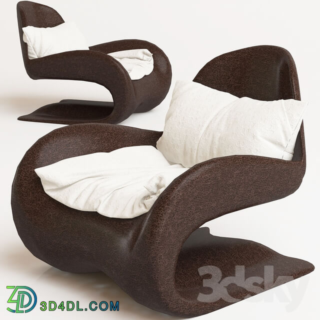 Arm chair - Creative Armchair with cozy pillow