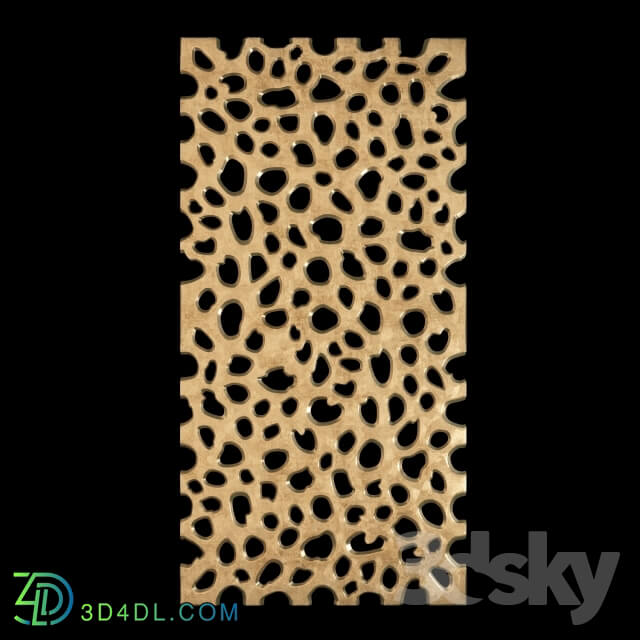 Decorative plaster - wall 3d panel