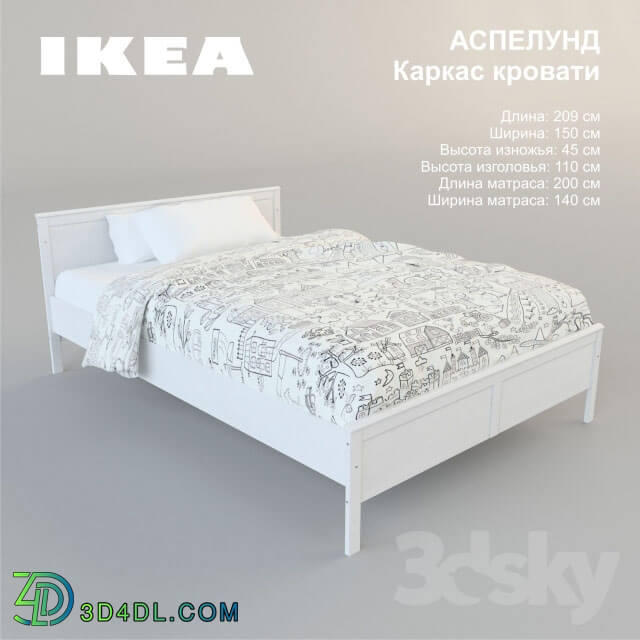 Bed - IKEA _ ASPELUND