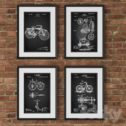 Frame - Vintage Posters - Bicycles 