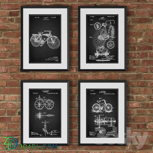 Frame - Vintage Posters - Bicycles