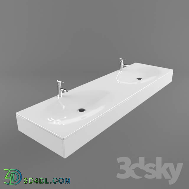 Wash basin - Double sink 02