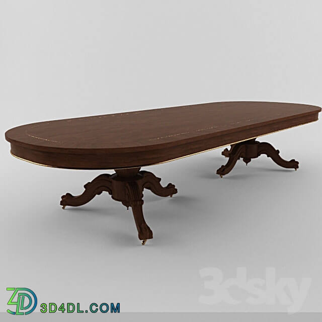 Table - THE HEIRESS DOUBLE PEDESTAL DINING TABLE