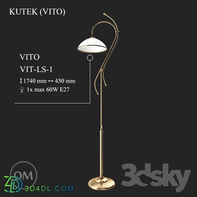 Floor lamp - KUTEK _VITO_ VIT-LS-1