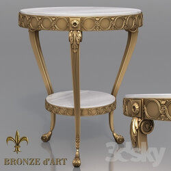 Table - Table Feuillage 1117 of Bronze d__39_Art 