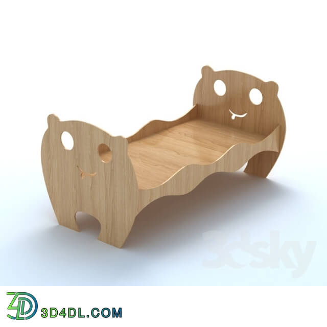 Bed - Furniture for kindergarten _bed_