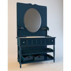 Bathroom furniture - EuroDesign_Green _ Roses_Blu Notte Inglese_3ddd 