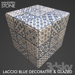 Tile - LACCIO BLUE DECORATIVE _amp_ GLAZED 