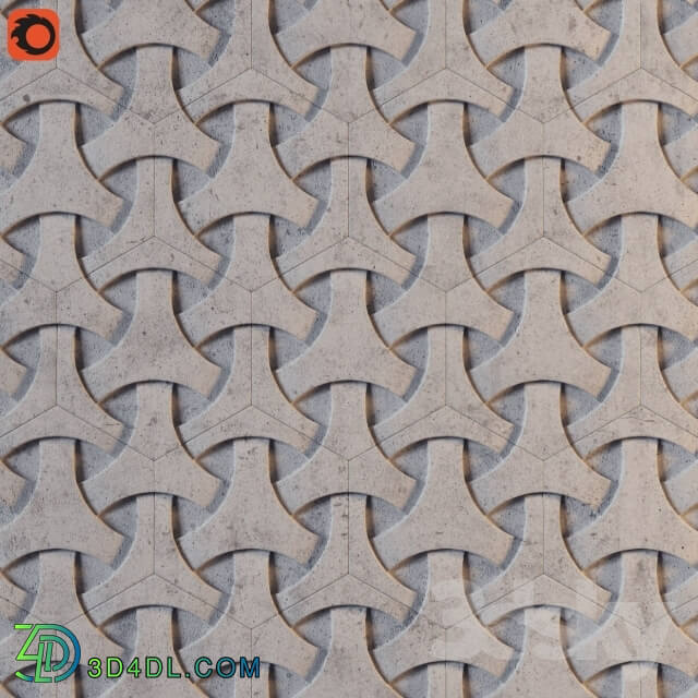 Other decorative objects - Tile Japanese weave