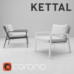 Arm chair - Kettal Park Life set 