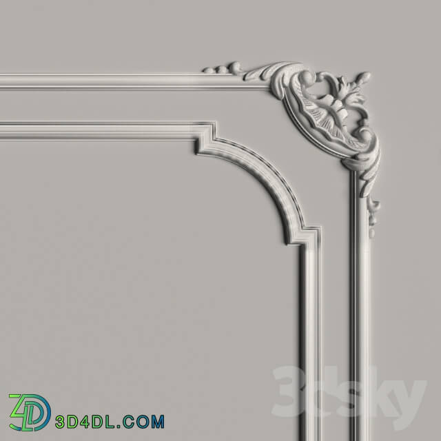 Decorative plaster - Decorative mirror _10