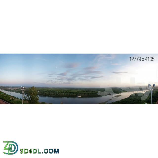 Panorama - Panorama from the embankment of UFA