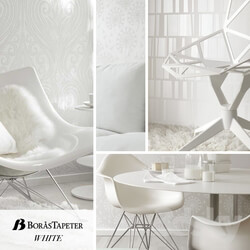 Wall covering - Borastapeter_ a collection of White 