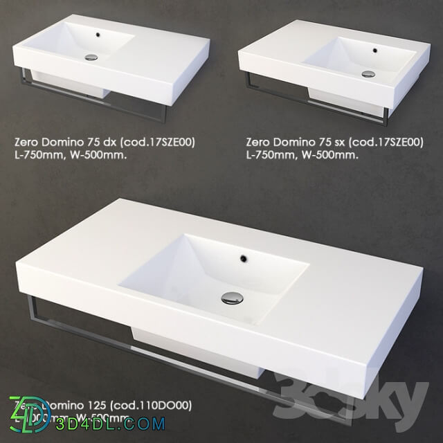 Wash basin - Sink Catalano Zero Domino _set_