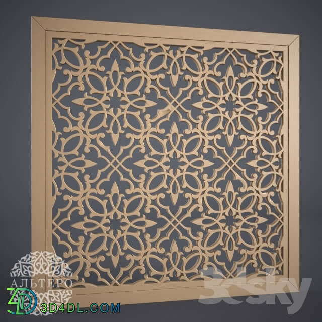 Other decorative objects - AlteroStyle Carved panel MDF RV0004