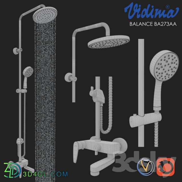 Faucet - Shower-Vidima Balance BA AA 270