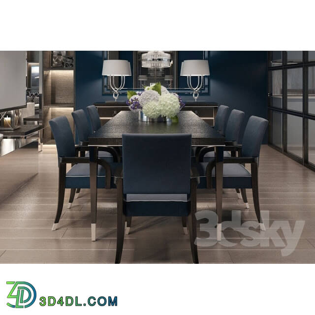 Table - Black_Key Madison Dining Table