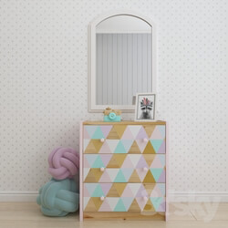 Miscellaneous - a chest of drawers in the nursery 