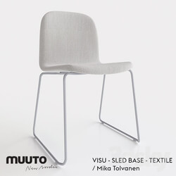Chair - Muuto VISU SLEDBASE Textile 