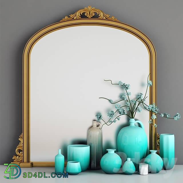 Mirror - overmantle mirror