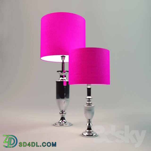 Table lamp - Pink lamp