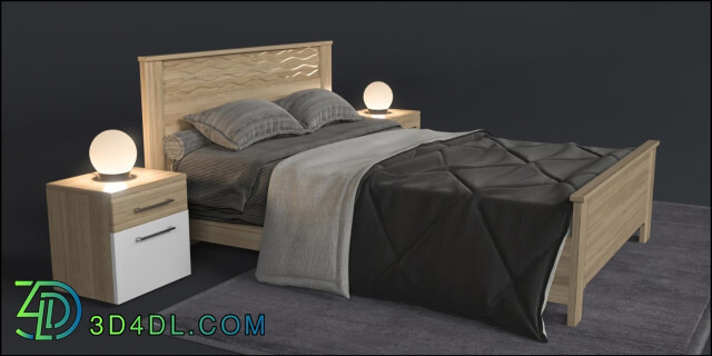 Bed - ELEN. Furniture factory Centaur 2000.