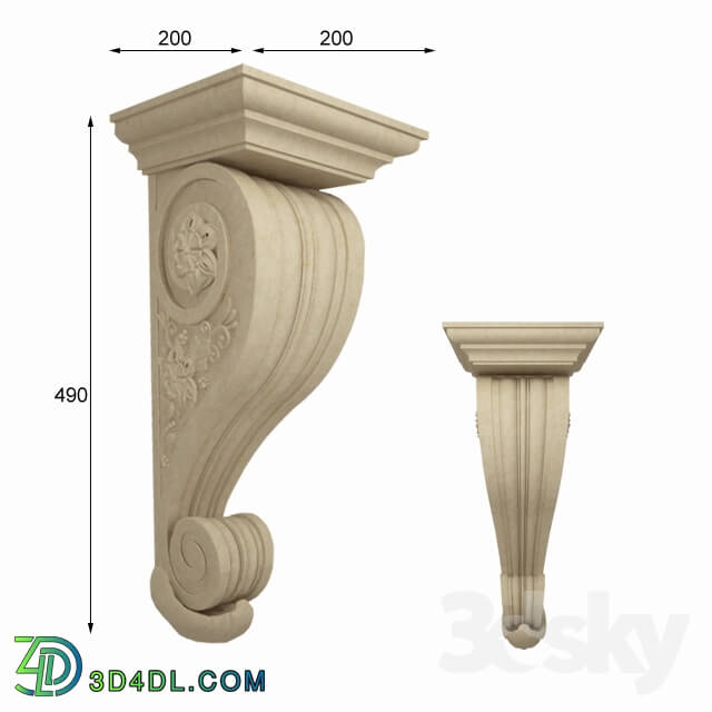 Decorative plaster - Bracket