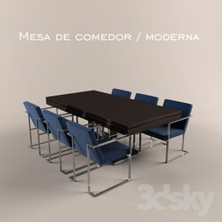 Table _ Chair - Mesa de comedor _ moderna 