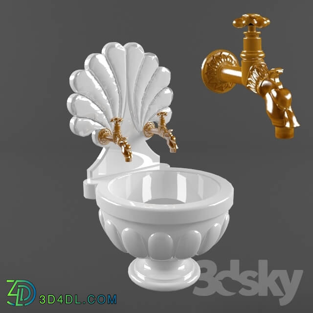 Bathroom accessories - Cournot Turkish bath with crane