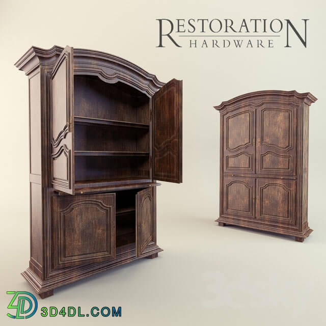 Wardrobe _ Display cabinets - GUSTAVIAN OAK ARMOIRE