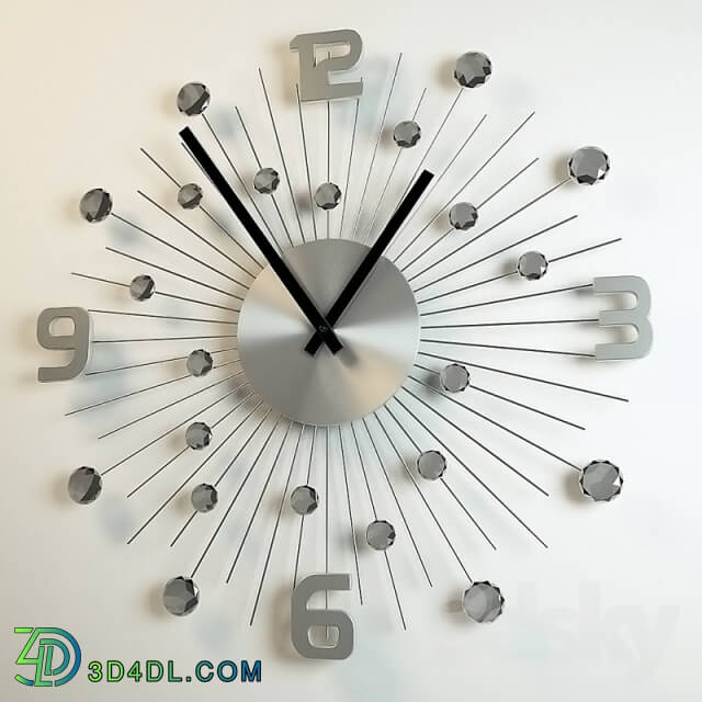 Other decorative objects - wall clock crystal