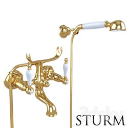 Faucet - Bath faucet STURM Emilia double lever_ color gold 