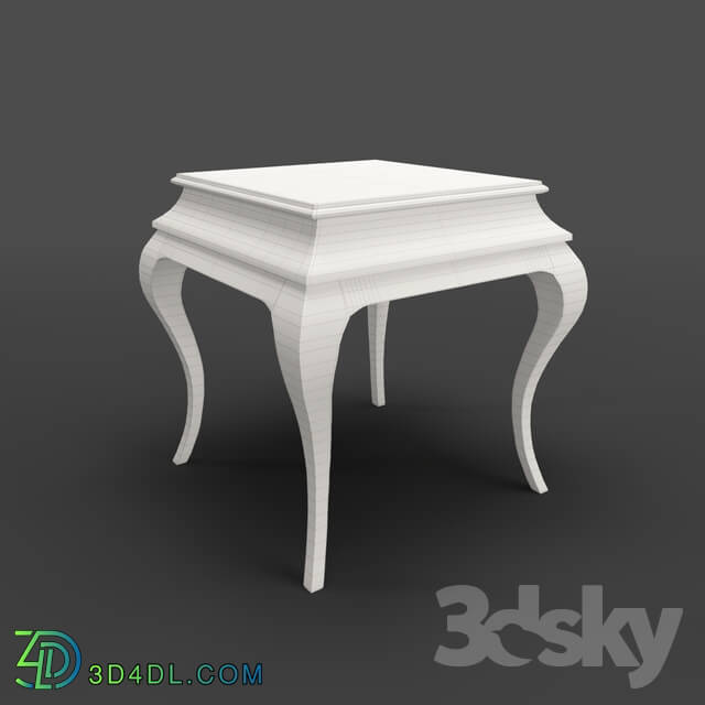 Table - OM Side Table Fratelli Barri ROMA in Sparkling Pearl Varnish_ FB.ST.RM.5