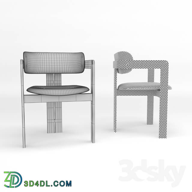 Chair - Gallotti _ Radice armchair 0414 _ Chair Gallotti _ Radice 0414