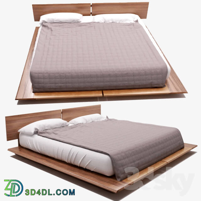 Bed - Orvietto Rift Plat RO207