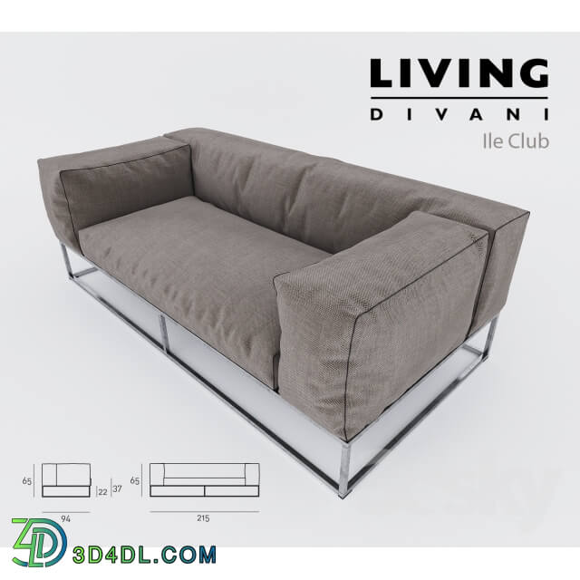 Sofa - livingdivani - ile club