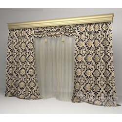 Curtain - Classic curtains with tassels 