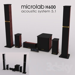 Audio tech - Microlab Acoustic System 5.1 H600 _standard_white_ 