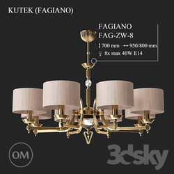 Ceiling light - KUTEK _FAGIANO_ FAG-ZW-8 