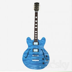 Musical instrument - Electric guitar Gibson ES-335 Figured Indigo Blue 2015 