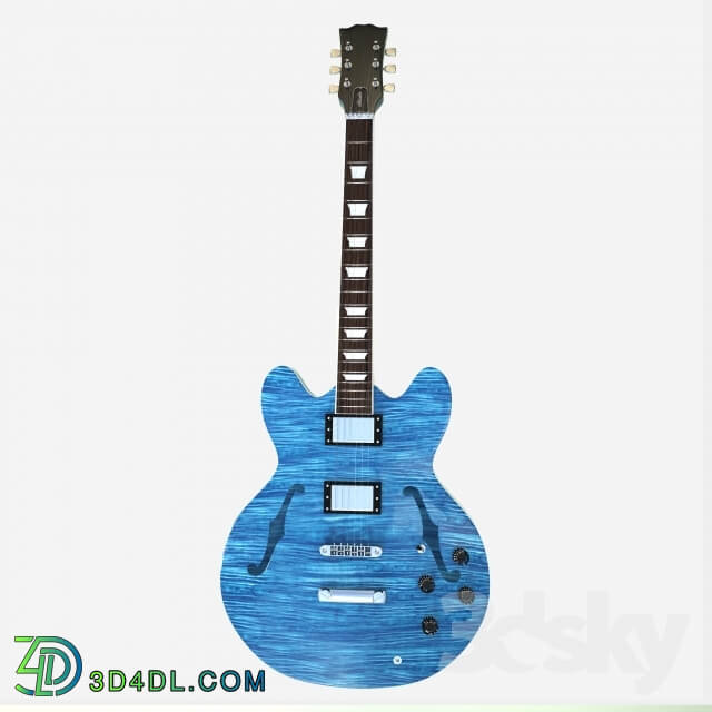 Musical instrument - Electric guitar Gibson ES-335 Figured Indigo Blue 2015