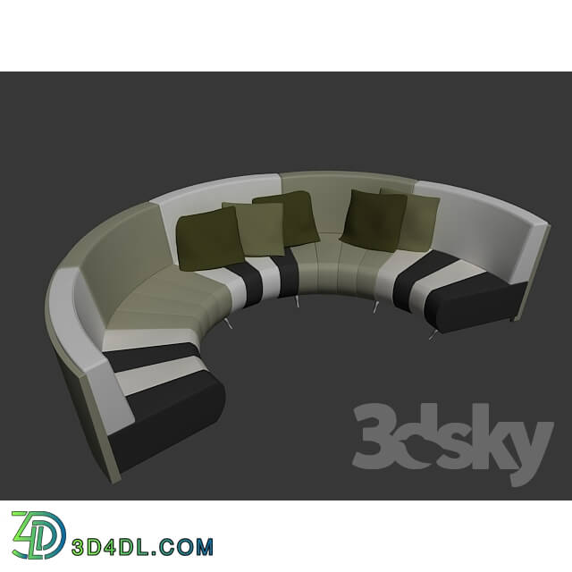 Sofa - Semicircular sofa