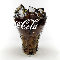 Tableware - glass of cocacola 