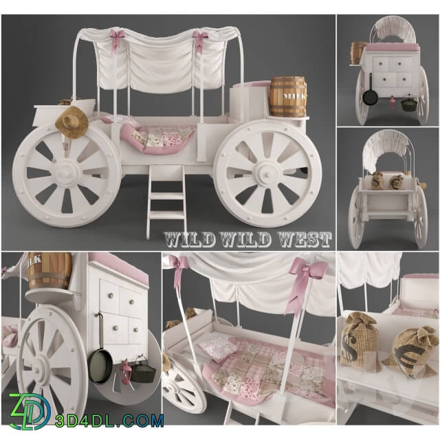 Bed - baby carriage bed