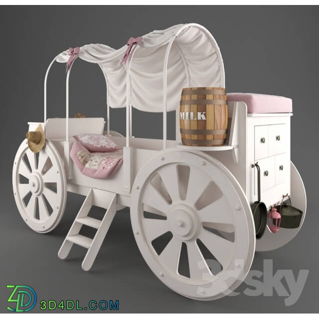 Bed - baby carriage bed