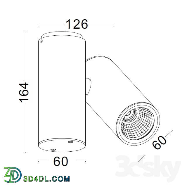 Spot light - LED Ceiling Light LDC 225